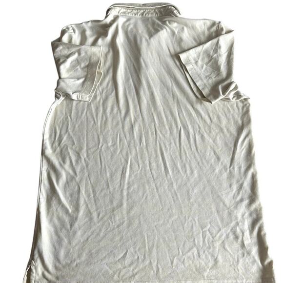 Travis Mathew Pale Yellow Legacy Golf Club Short Sleeve Gold Polo- L - Picture 2 of 9